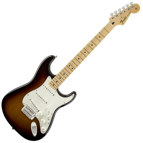 Fender Standard Stratocaster SSS Electric Guitar - Maple, Brown Sunburst Finish